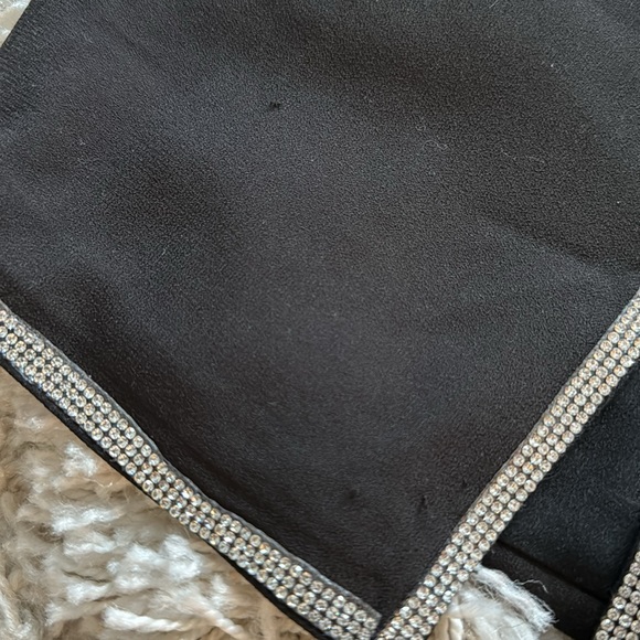 Lulus rhinestone trim split hem mini skirt - Picture 6 of 7